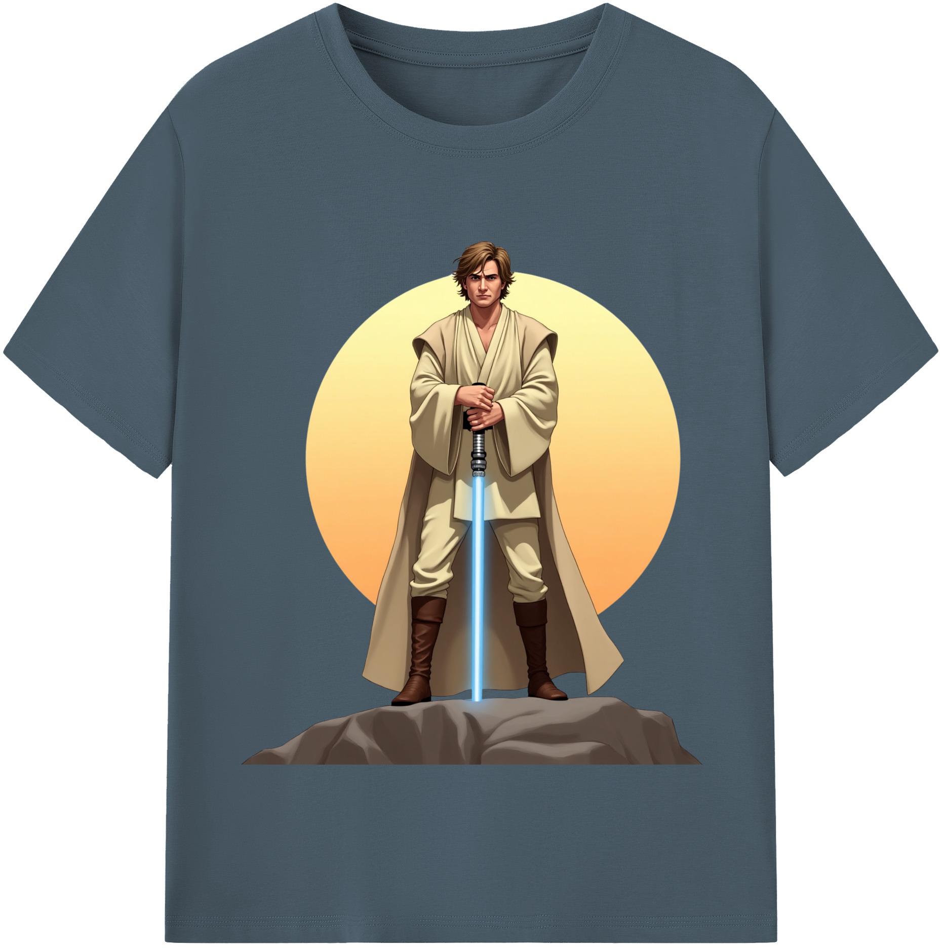 （画像用） スター・ウォーズ Star Wars 綿100％半袖Tシャツ（フロントプリント）